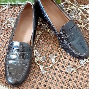 Lauren Ralph Lauren Faux Croc Loafers